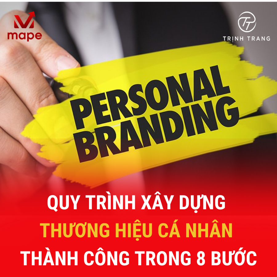 QUY TRÌNH XÂY DỰNG THƯƠNG HIỆU CÁ NHÂN THÀNH CÔNG TRONG 8 BƯỚC